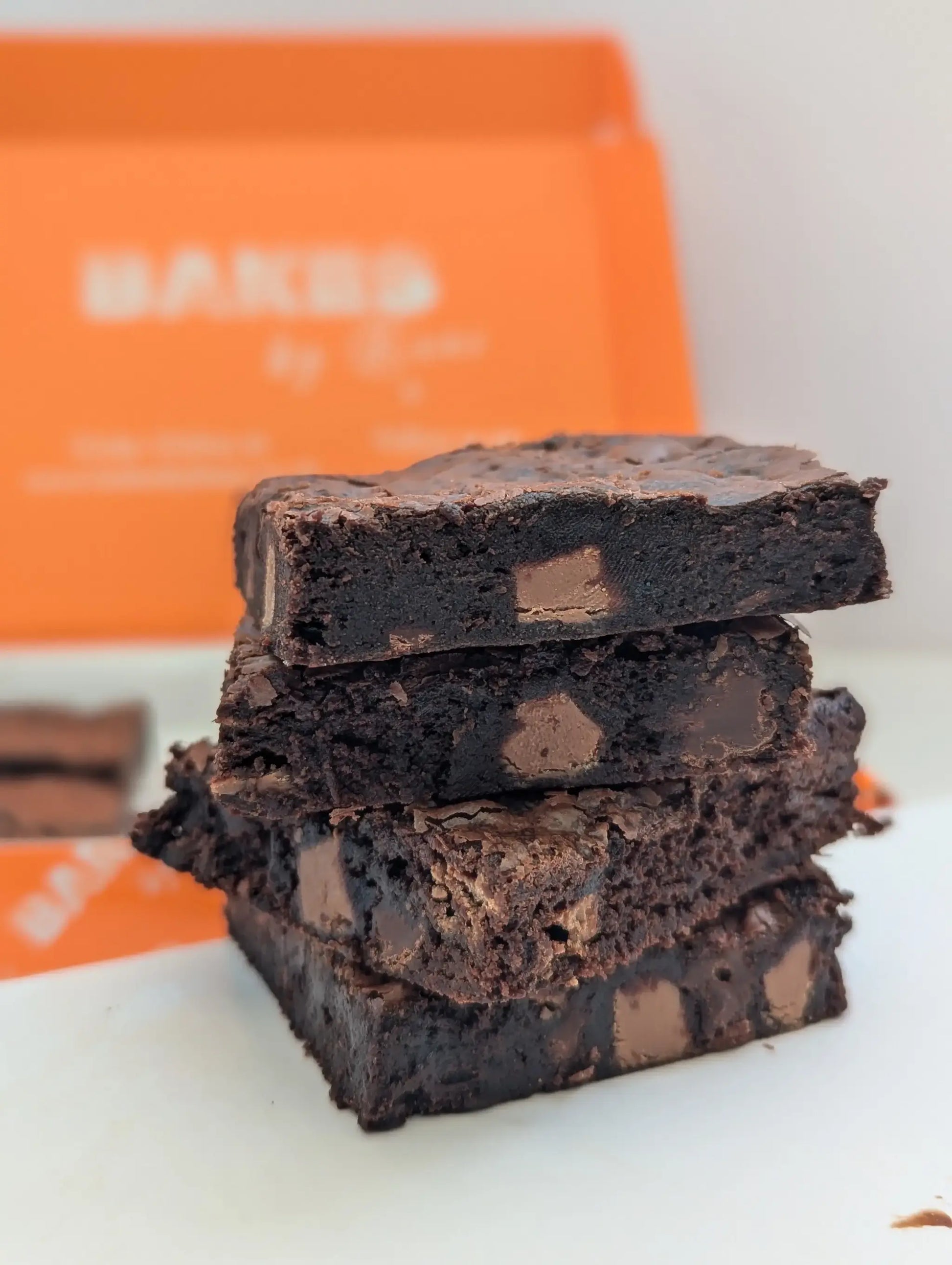 Stack of Original Bakes by Bear Brownies