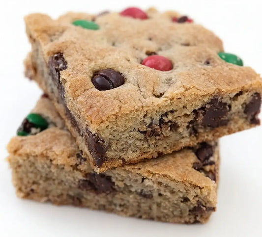 Cookie Cake stuffed with M&Ms