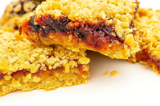 Mince Pie Crumble Slices - BYB